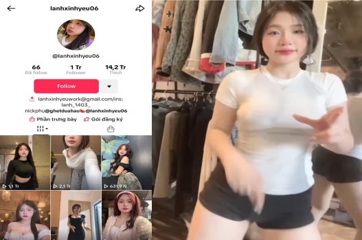 Lộ đoạn phim sex của Lanhxinhyeu Lanh Anh