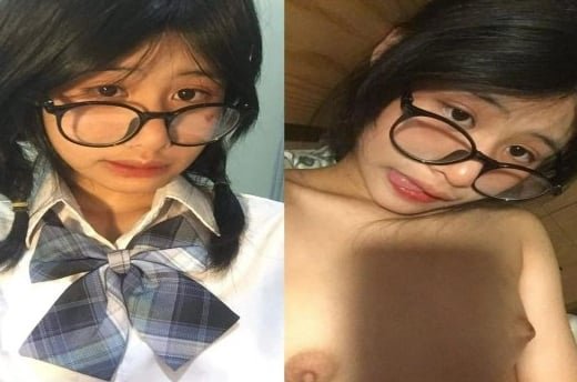 Nữ học sinh kính cận dâm rủ bạn trai đến nhà mút chỗ kín