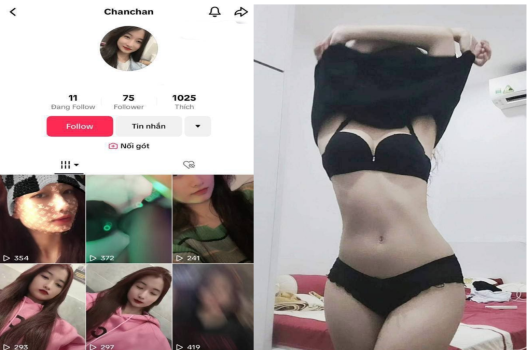 Phải cưa mãi mới chịch được TikToker Chan