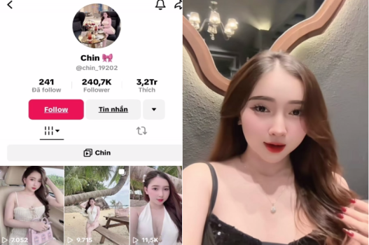 TikToker Chin bị tung clip đủ tư thế